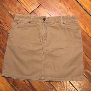 J crew Cord mini skirt